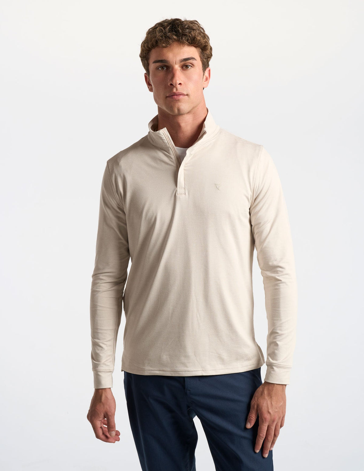 Quarter Zip - Oatmeal Heather (The Geronimo)